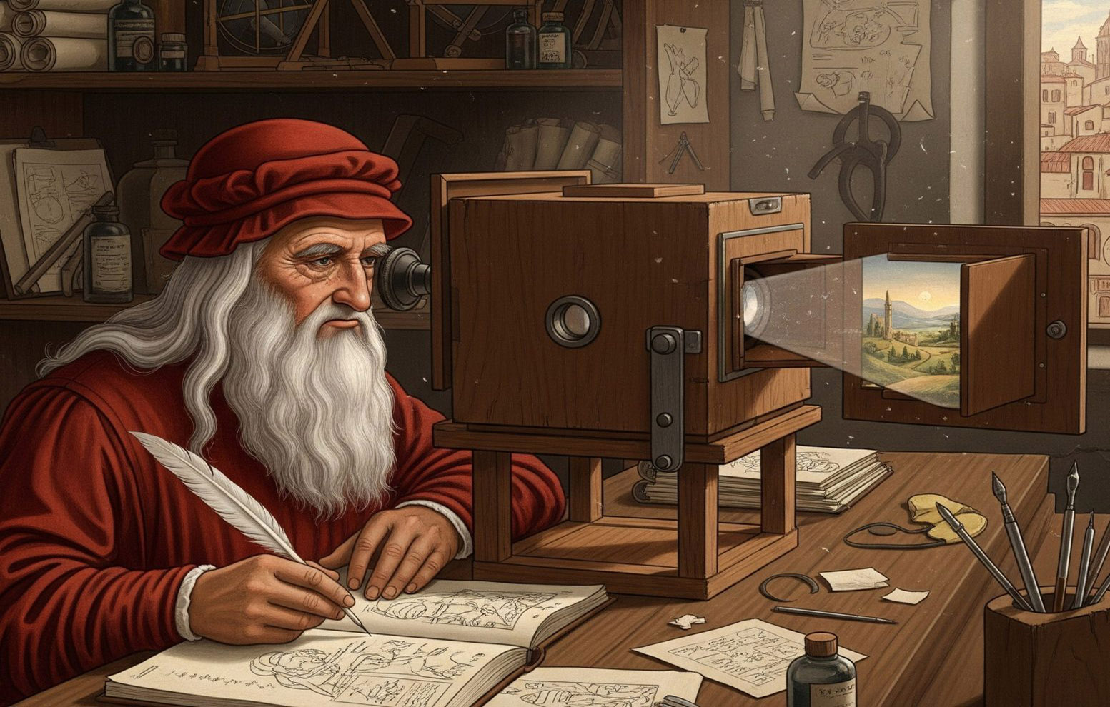 Optik & Sehen – die Camera Obscura